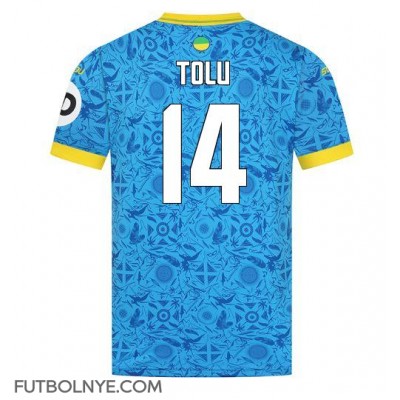 Camiseta Wolves Tolu Arokodare #14 Tercera Equipación 2025-26 manga corta Camiseta Wolves Tolu Arokodare #14 Tercera Equipación 2025-26 manga corta
